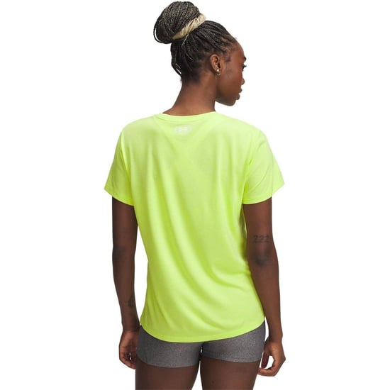 Under Armour Twist T-shirt met korte mouwen voor dames (Geel) - Image 2