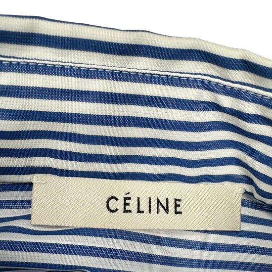 Celine Classic gestreept overhemd van blauw katoen - Image 5