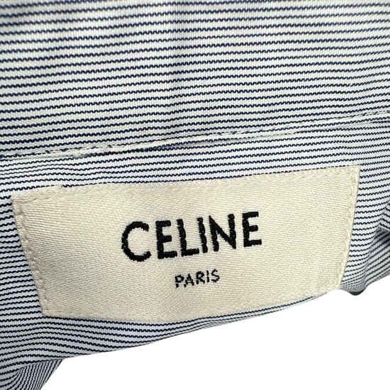 Celine Classic blouse met ruches en strepen in veelkleurig katoen - Image 4