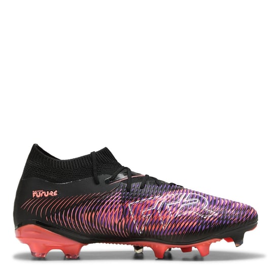 Puma Future 8 voetbalschoenen voor dames, nauwsluitende pasvorm, voor kunstgras (Zwart/Paars) - Image 4