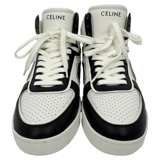 Celine Trainer CT-01 hoge sneakers in zwart leer - Image 2