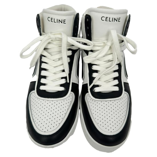 Celine Trainer CT-01 hoge sneakers in zwart leer - Image 3