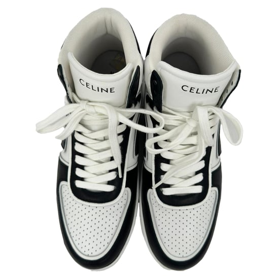 Celine Trainer CT-01 hoge sneakers in zwart leer - Image 4