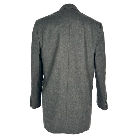 Celine single-breasted gestructureerde blazer van zwarte wol - Image 3