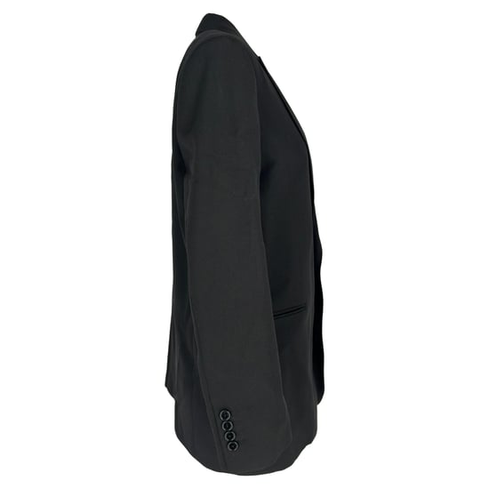 Celine klassieke blazer met enkele rij knopen in zwarte wol - Image 2