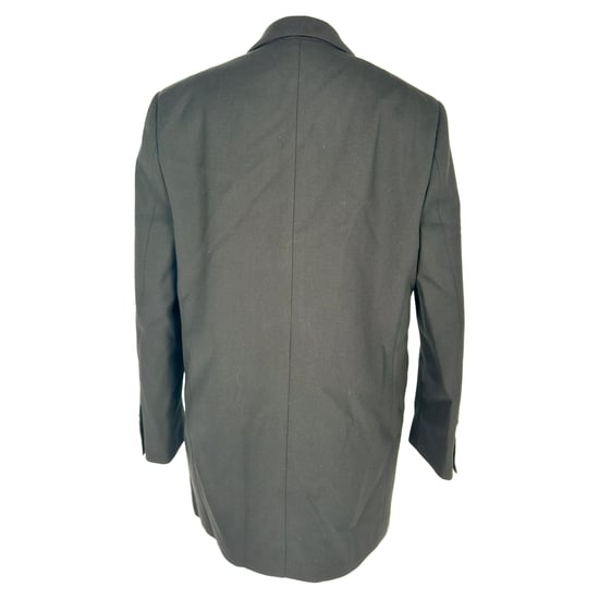 Celine klassieke blazer met enkele rij knopen in zwarte wol - Image 3