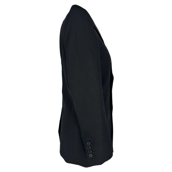 Celine double-breasted getailleerde blazer van zwarte wol. - Image 2