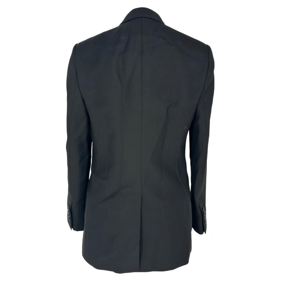 Celine double-breasted getailleerde blazer van zwarte wol. - Image 3