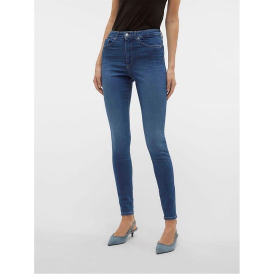 Vero Moda Skinny jeans met 5 zakken voor dames (Medium Blauw) - Image 4