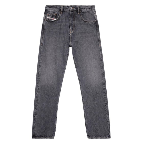 Diesel Heren Viker rechte jeans (Zwart) - Image 1
