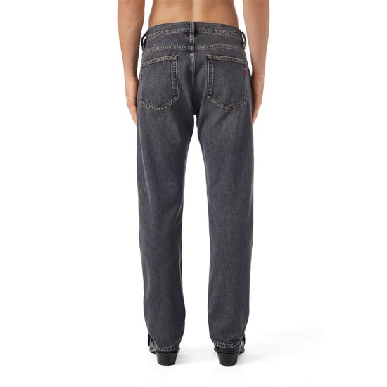 Diesel Heren Viker rechte jeans (Zwart) - Image 3