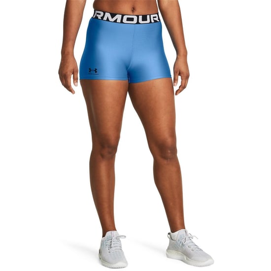 Under Armour Dames/Dames HeatGear Compressieshort (Blauw) - Image 4