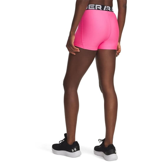 Under Armour Dames/Dames HeatGear Compressieshort (Roze) - Image 2