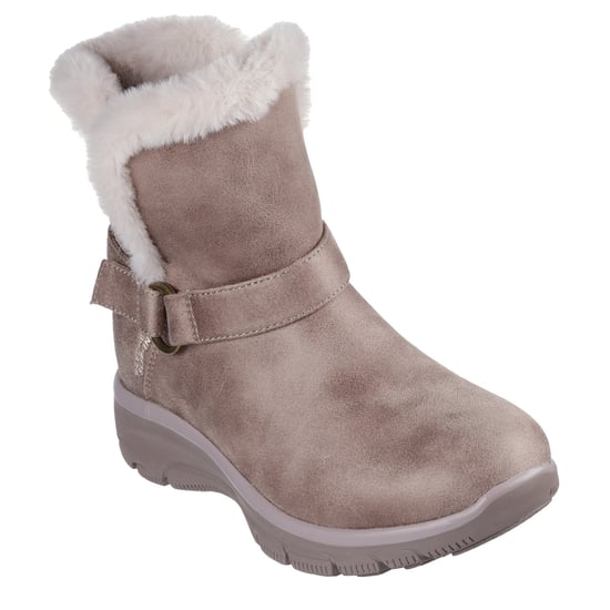 Skechers Dames Easy Going Dreamers enkellaarsjes (Donkere Taupe) - Image 4