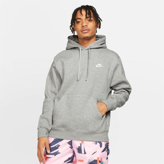 Nike Heren Club Fleece Pullover Hoodie (Grijs) - Image 3