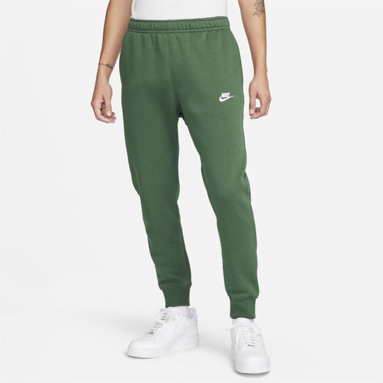 Nike Heren Sportswear Club Fleece Joggingbroek (Groen/Wit) - Image 1
