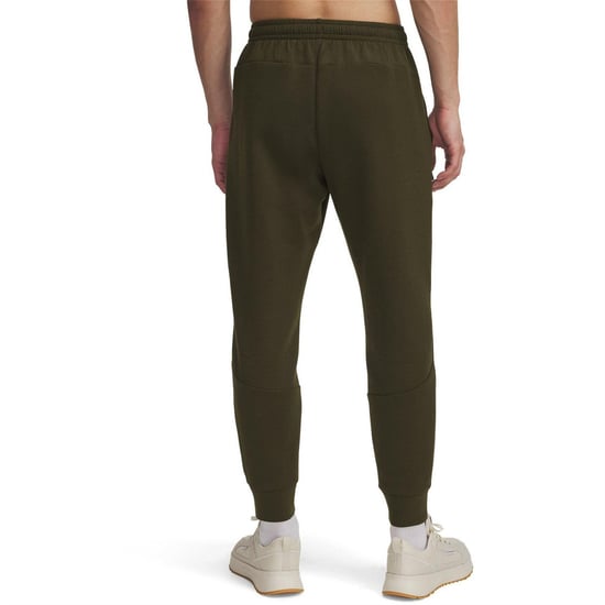 Under Armour Heren-joggingbroek van Unstoppable-fleece met ritszakken (Groen) - Image 2