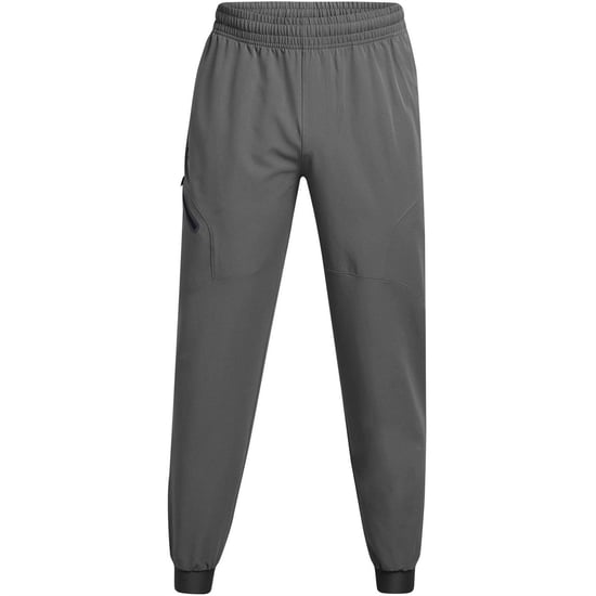 Under Armour Unstoppable geweven joggingbroek voor heren (Grijs/Zwart) - Image 1