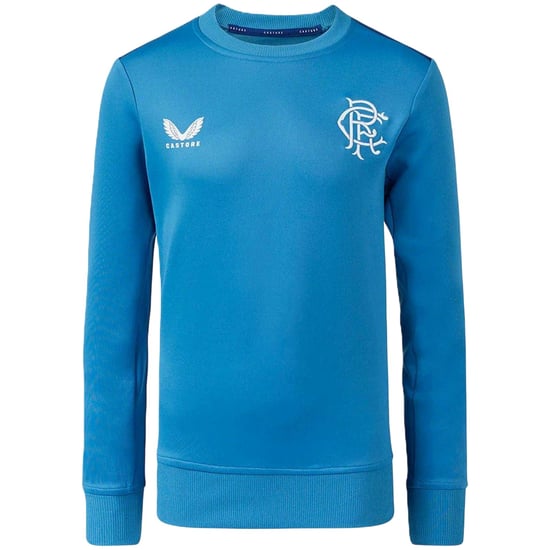 Castore Rangers FC-sweatshirt voor kinderen (Blauw/Donkerblauw) - Image 1