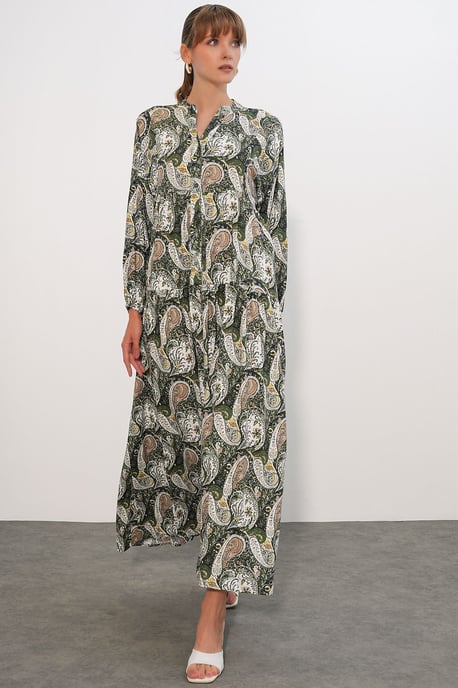 Gepubliceerd V-hals Maxi Jurk - Image 3