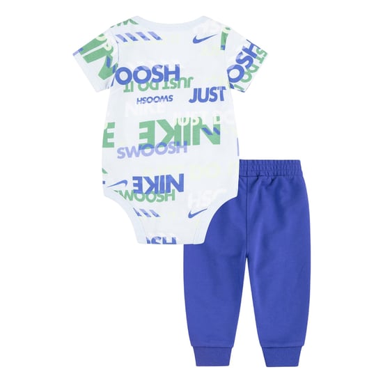Nike Swoosh-pyjamaset voor babyjongens (Koninklijk Spel) - Image 2