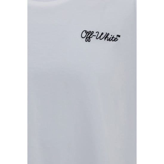 Off-White Witte Katoenen T-Shirt - Image 3