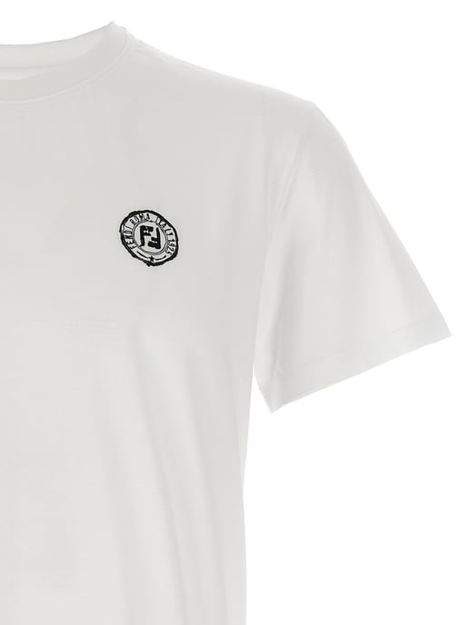 Fendi Witte Katoenen T-Shirt - Image 3