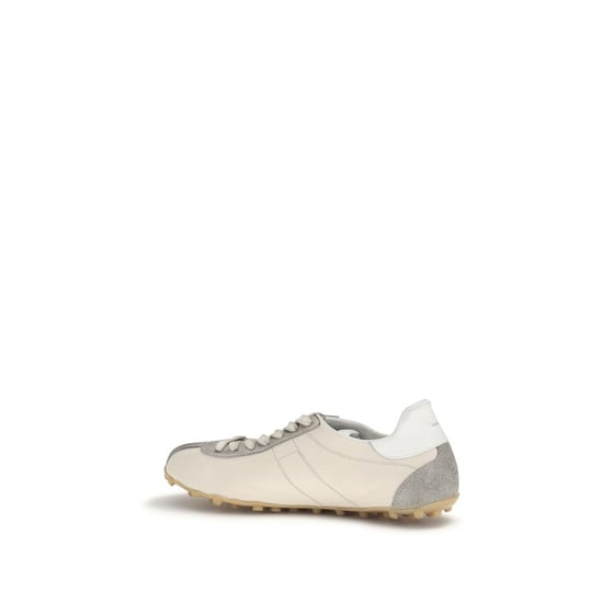 Maison Margiela Beige Kalfsleren Bos Taurus Sport Sneakers - Image 3