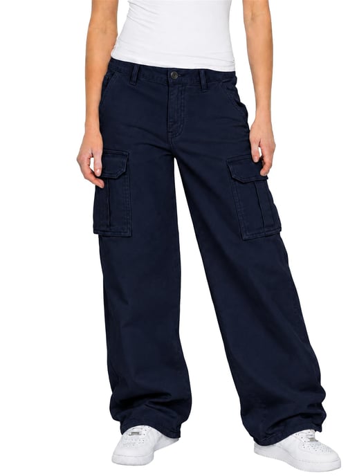 Enzo | Dames Cargo Baggy Jeans - Image 1