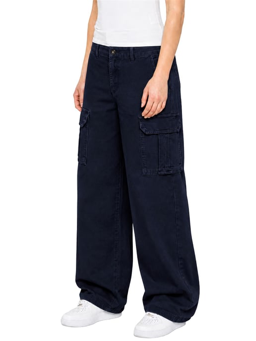 Enzo | Dames Cargo Baggy Jeans - Image 3