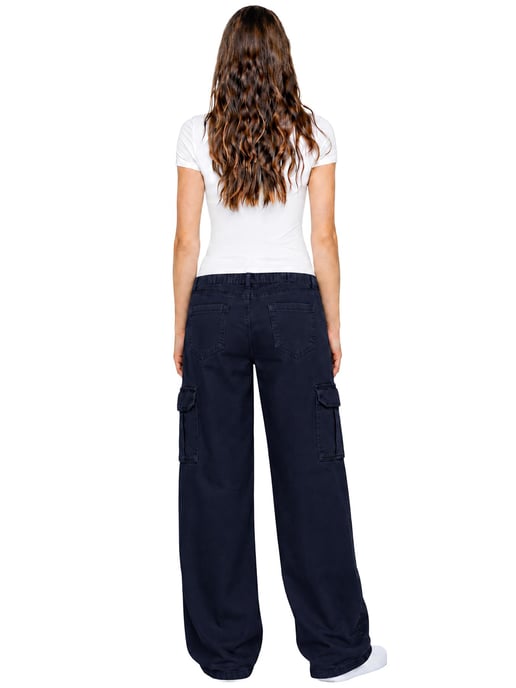 Enzo | Dames Cargo Baggy Jeans - Image 5