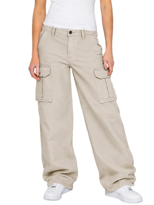 Enzo | Dames Cargo Baggy Jeans - Image 1