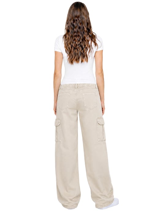 Enzo | Dames Cargo Baggy Jeans - Image 5