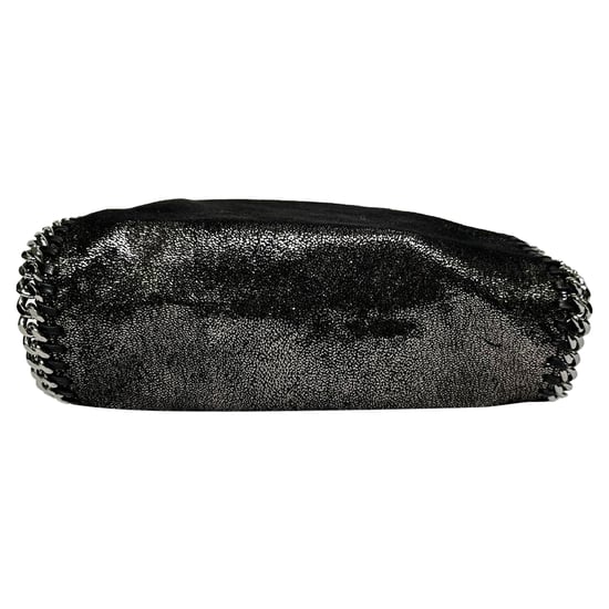 Stella McCartney Falabella Shoulder Bag in Black Metallic Faux Leather - Image 4