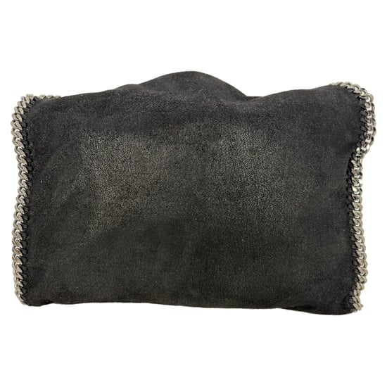 Stella McCartney Kleine Falabella Totetasje in Zwart Shaggy Deer - Image 2