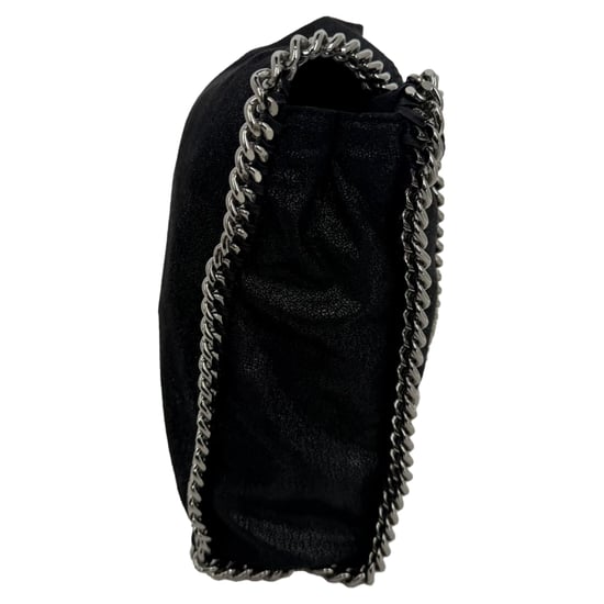 Stella McCartney Kleine Falabella Totetasje in Zwart Shaggy Deer - Image 5