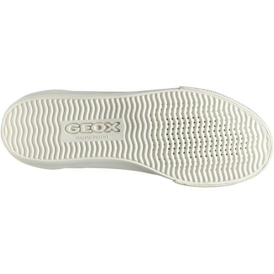 Geox D EMMELENY Dames Optic White/Licht Gouden Sneakers - Image 3