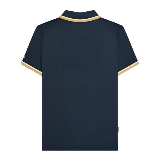 Lambretta Herenpoloshirt met drie punten (Marine/Wit/Kaas/Goud) - Image 3