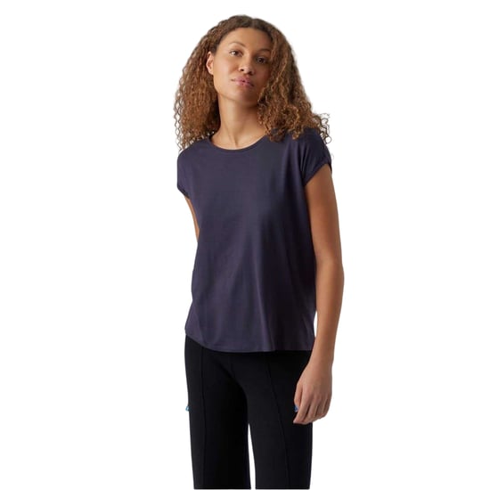 Vero Moda Ava effen T-shirt voor dames (Nachtelijke hemel) - Image 1