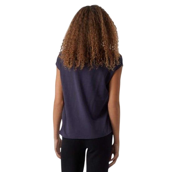Vero Moda Ava effen T-shirt voor dames (Nachtelijke hemel) - Image 3