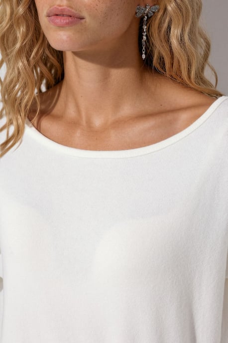 Dames Cropped Crew Neck Sweatshirt - Image 4