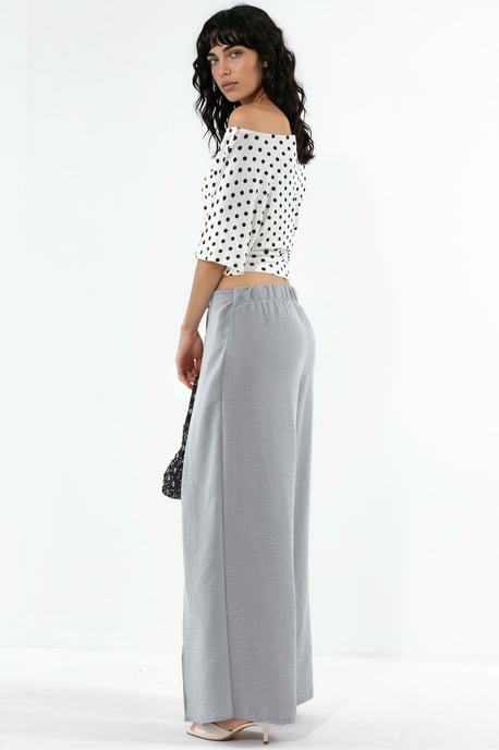 Trekkoord Taille Crepe Broek met Strikdetail - Image 2