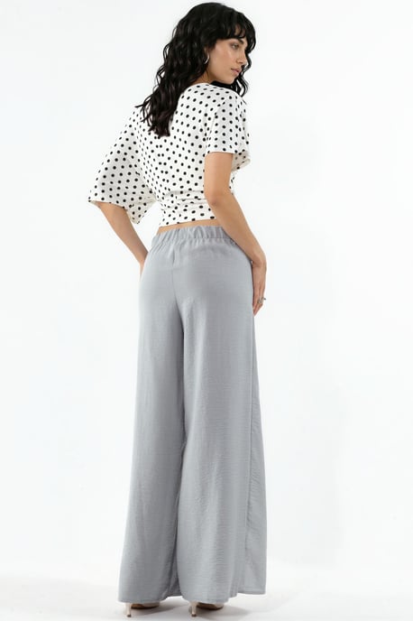 Trekkoord Taille Crepe Broek met Strikdetail - Image 3
