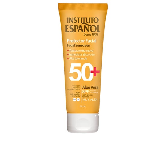 Gezichtszonnebrandcrème Aloë Vera Tube Spf 50+ 75 ml - Image 1