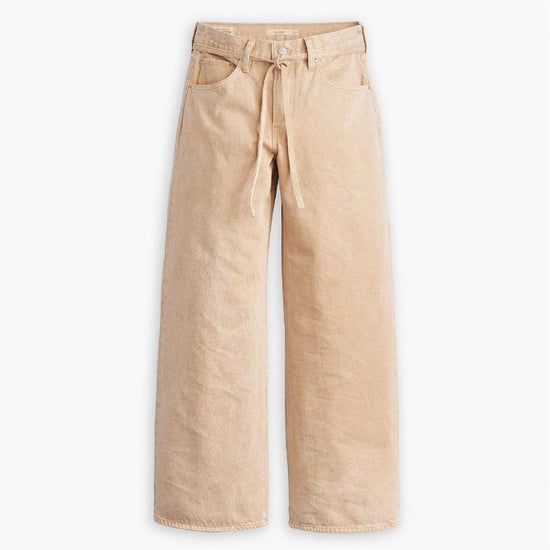 Levis Dames/Dames Jeans met wijde pijpen (Beige) - Image 1