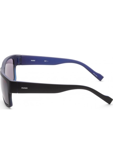 Hugo Boss Men's 58mm Matte Black Blue Sunglasses HG0176-S-0VK-IR - Image 2