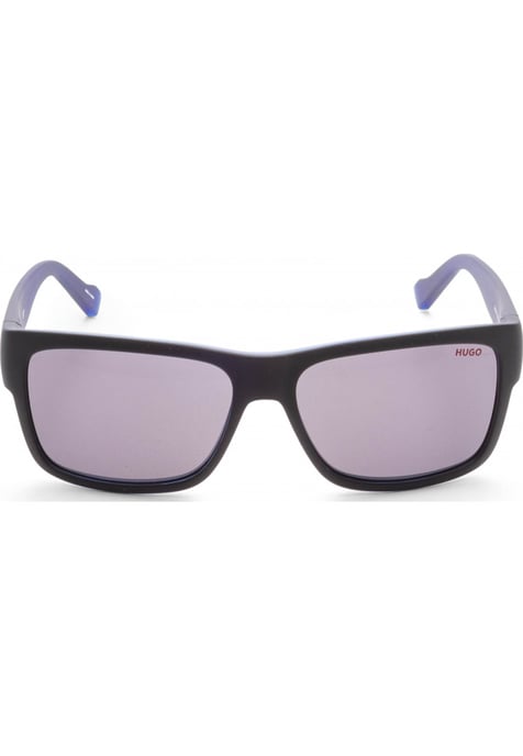 Hugo Boss Men's 58mm Matte Black Blue Sunglasses HG0176-S-0VK-IR - Image 3