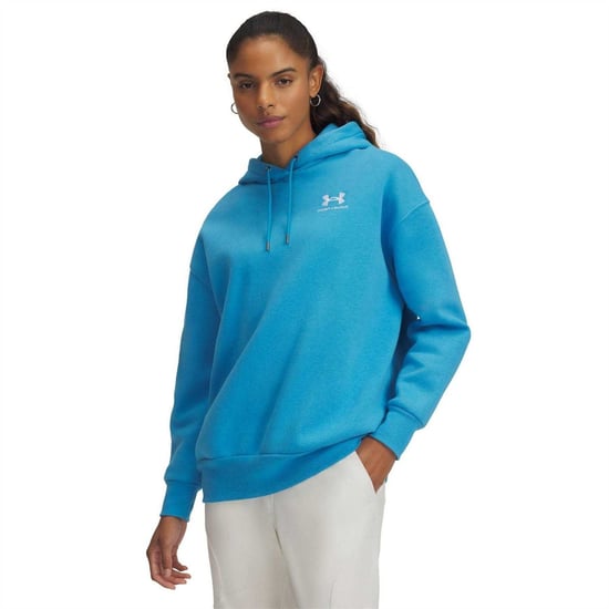 Under Armour Dames/Dames Icon Fleece Oversized Hoodie (Blauw) - Image 1