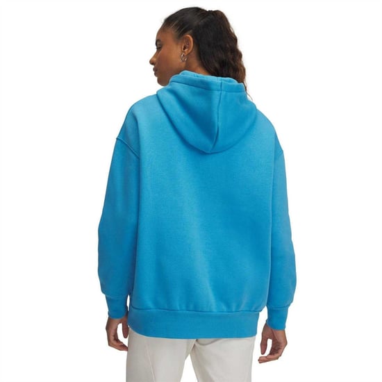 Under Armour Dames/Dames Icon Fleece Oversized Hoodie (Blauw) - Image 4