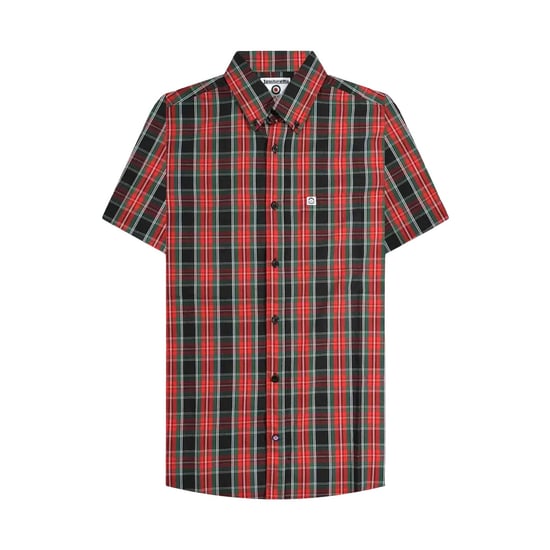Lambretta Geruit unisex overhemd voor volwassenen (Zwart, Rood, Groen) - Image 2
